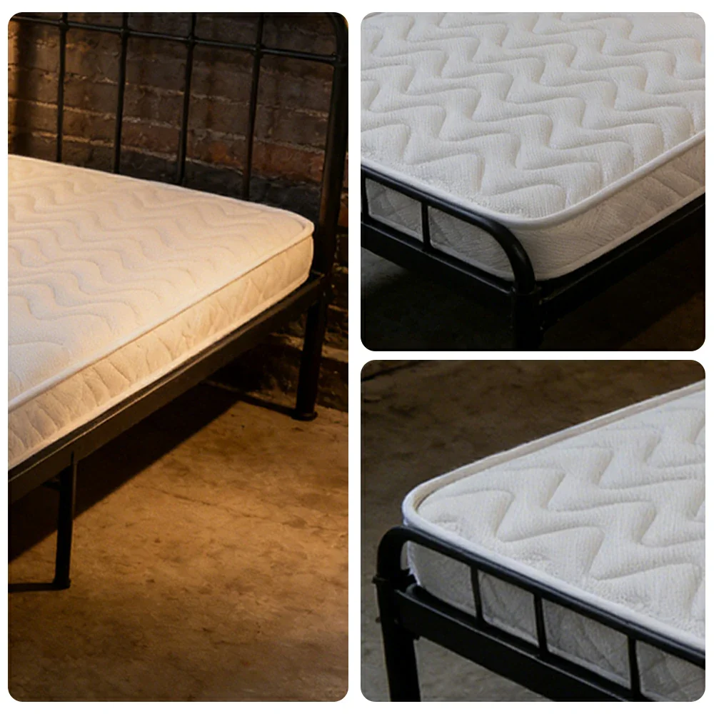 LIVARA Trundle Bed Mattress for SF01 & CF02 - Multi-Layer Coconut Fibre & Latex, Breathable Fabric, Lightweight Support - White - Image 3
