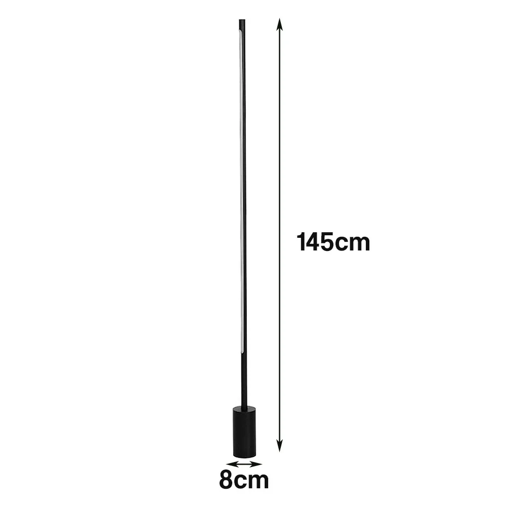 LIVARA Minimalist Floor Lamp Foot Switch Control 25W LED Metal Frame Compact Base - Image 5