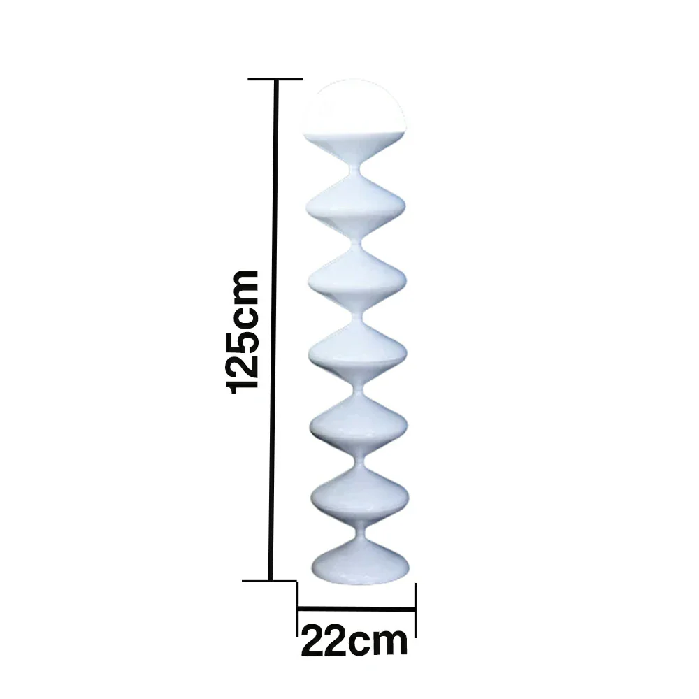 LIVARA Floor Lamp Soft Ambient Lighting Premium Finish White Metal Body Stable Base Modern Style - Image 5