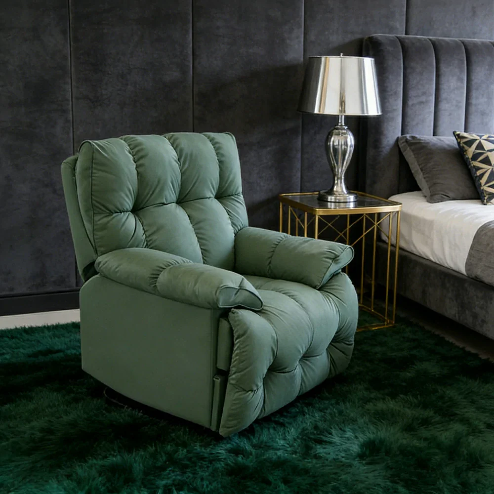 LIVARA Electric Assist Sofa, Smooth Lift Support, Cat-Scratch Resistant Upholstery, Alloy Frame, Extended Footrest Comfort - Green - Image 2
