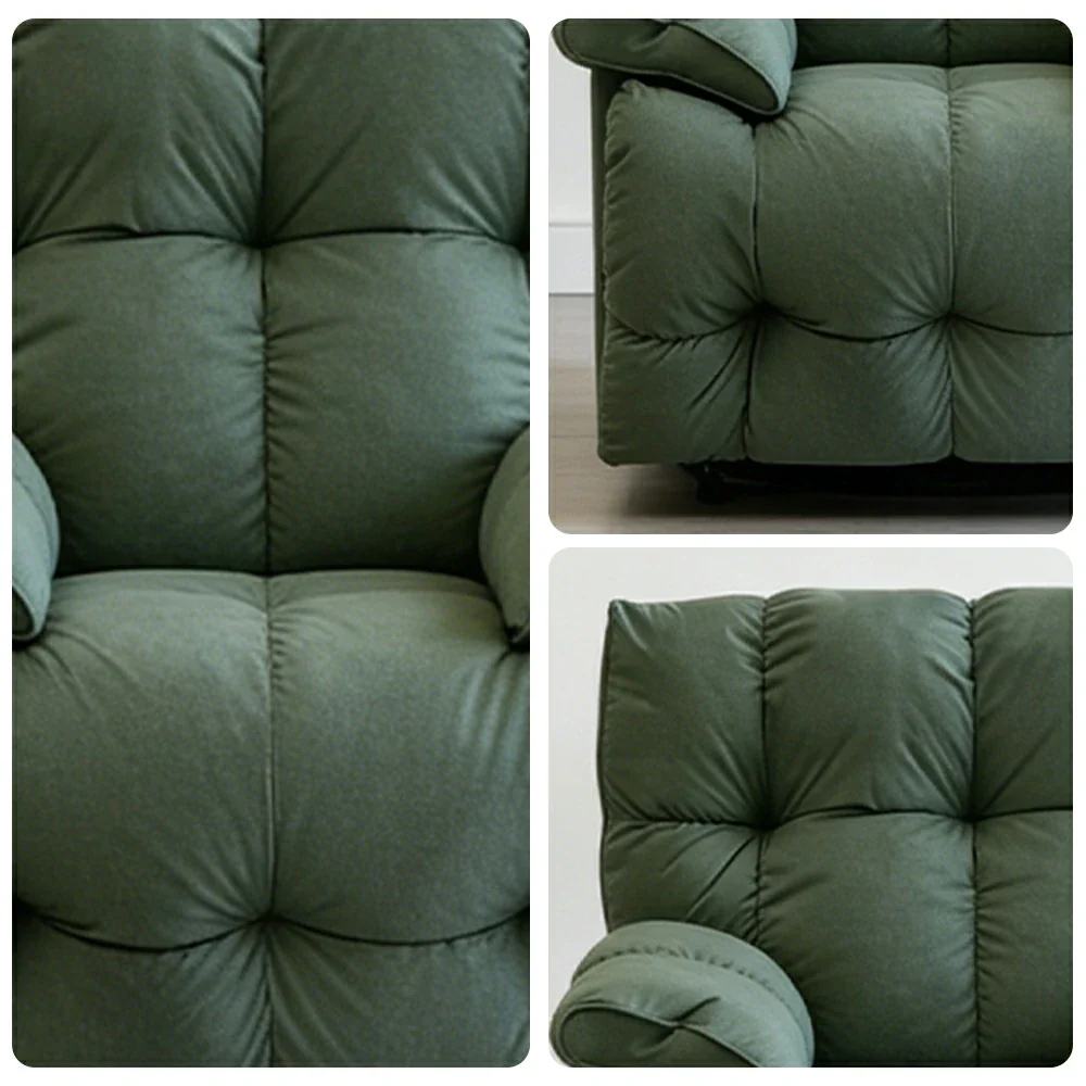 LIVARA Electric Assist Sofa, Smooth Lift Support, Cat-Scratch Resistant Upholstery, Alloy Frame, Extended Footrest Comfort - Green - Image 3