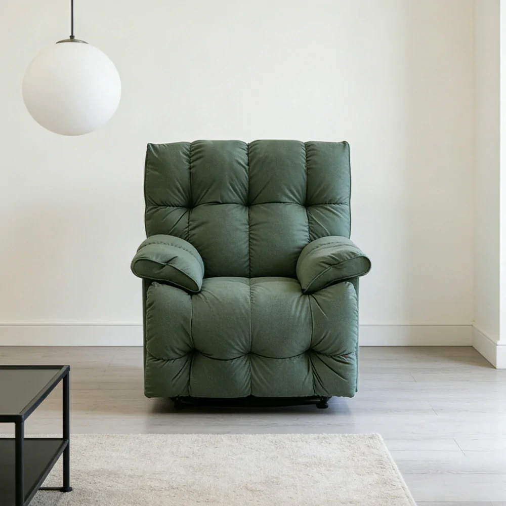 LIVARA Electric Assist Sofa, Smooth Lift Support, Cat-Scratch Resistant Upholstery, Alloy Frame, Extended Footrest Comfort - Green - Image 4