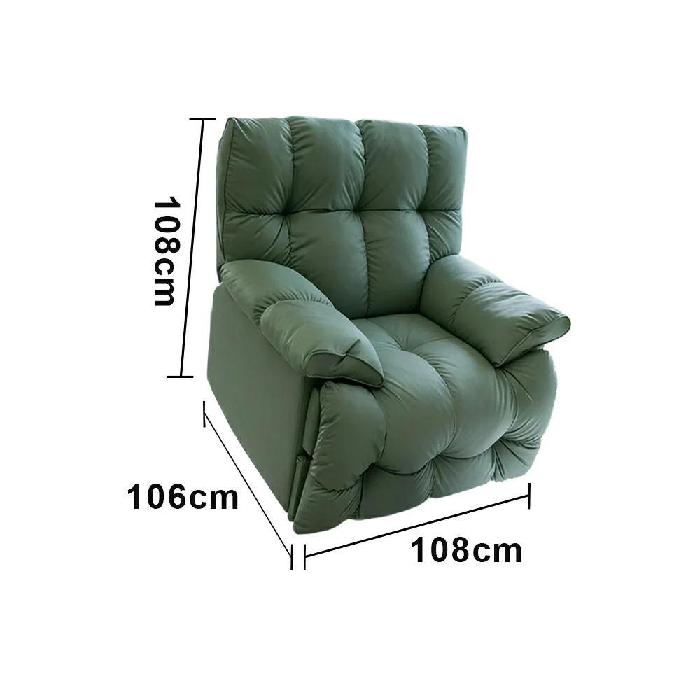 LIVARA Electric Assist Sofa, Smooth Lift Support, Cat-Scratch Resistant Upholstery, Alloy Frame, Extended Footrest Comfort - Green - Image 5