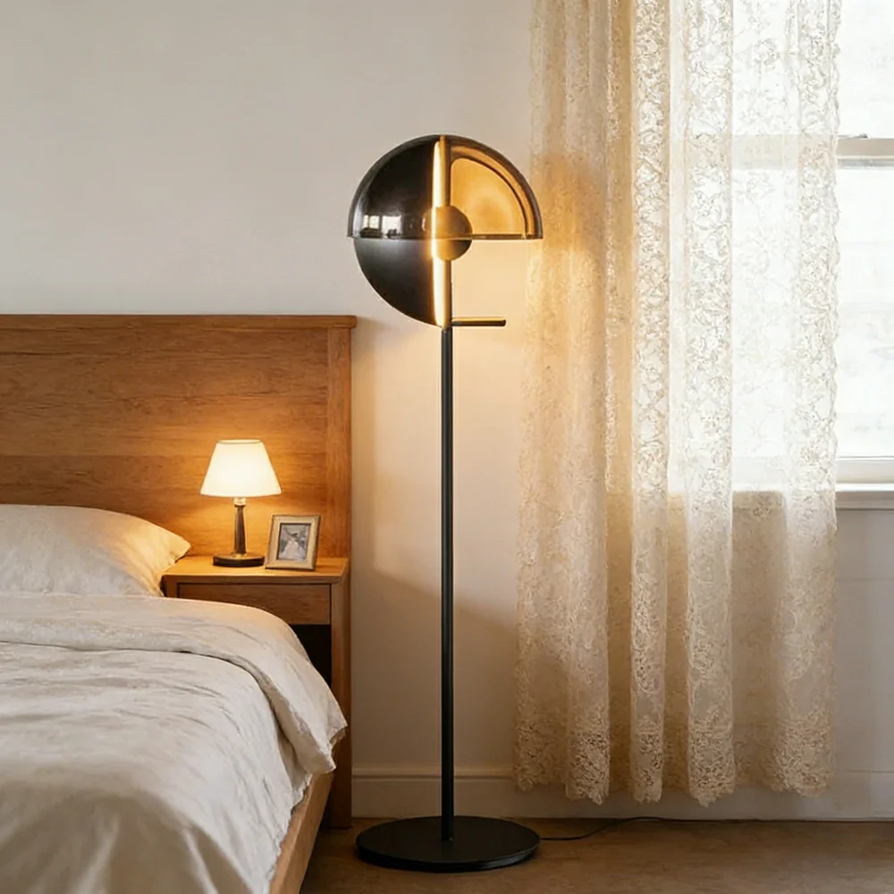 LIVARA XS-1 Floor Lamp with Soft Ambient Lighting Iron Frame and Stable Base for Modern Home Decor - Image 2