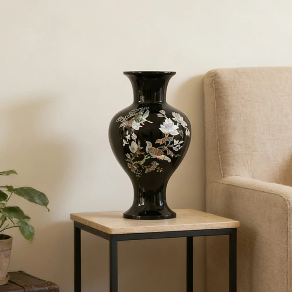 LIVARA Ceramic Vase Ornament Water-Propagation Ready Artistic Display Matte Ceramic Handcrafted Stone-Texture Design - Image 4
