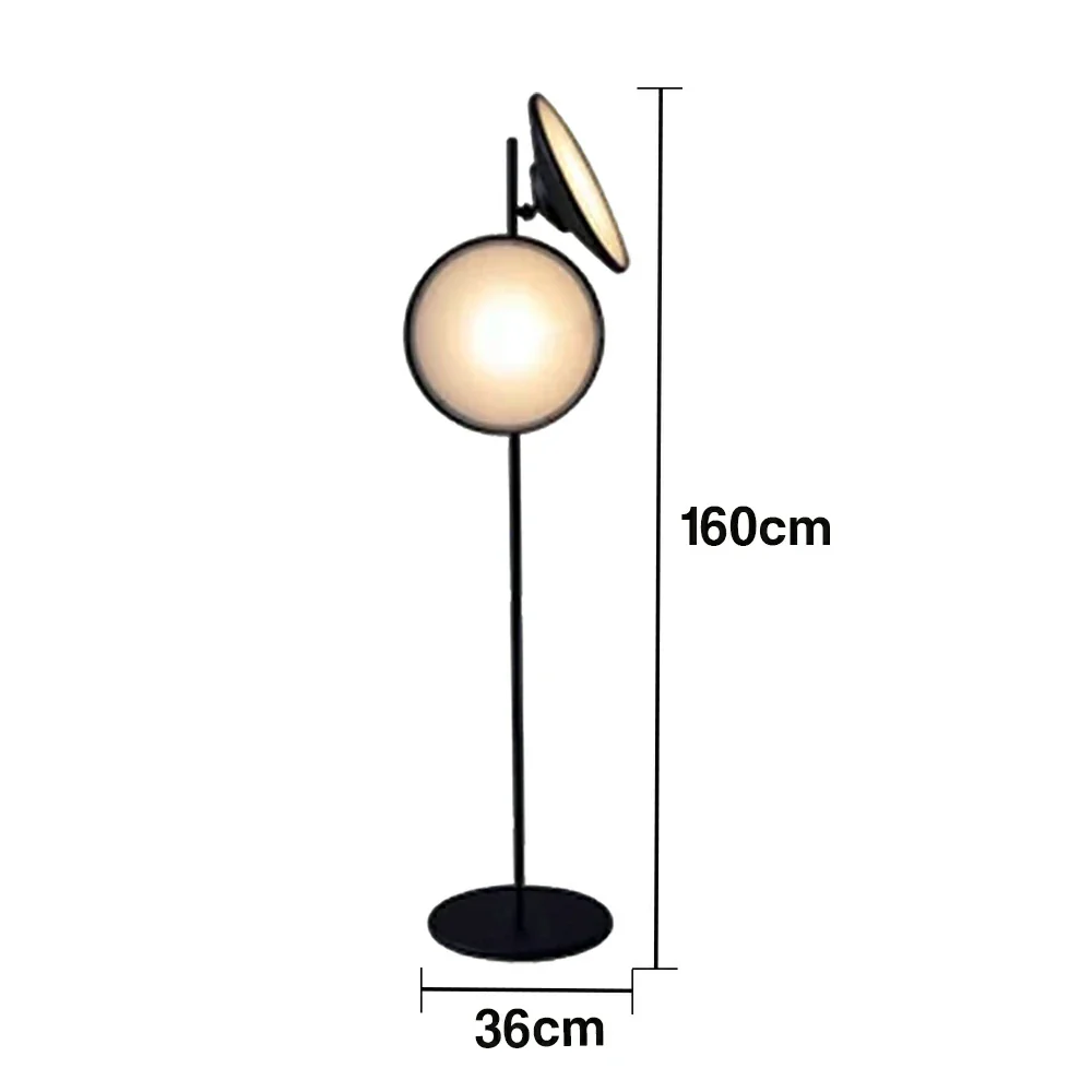 LIVARA XS-9 Floor Lamp with Soft Ambient Lighting Iron Frame and Stable Base for Modern Home Decor - Image 5