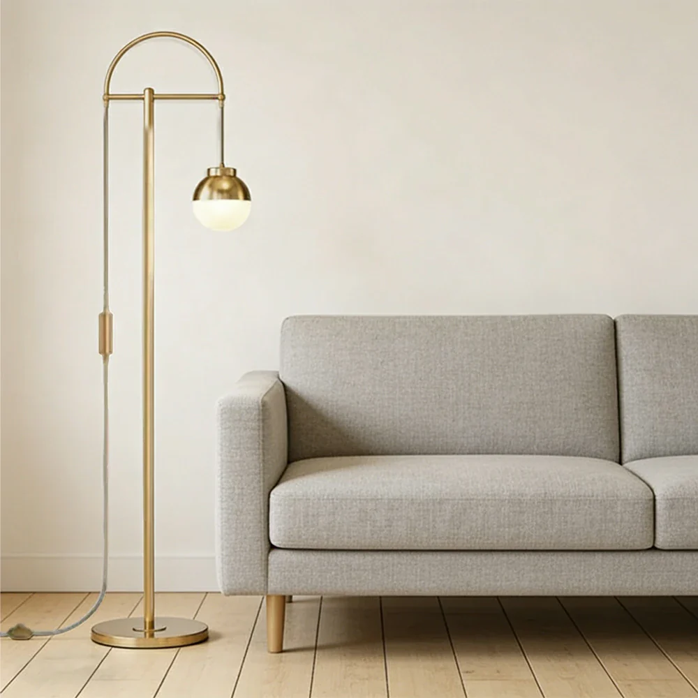 LIVARA XS-13 Floor Lamp with Soft Ambient Lighting Iron Frame and Stable Base for Modern Home Decor - Image 4