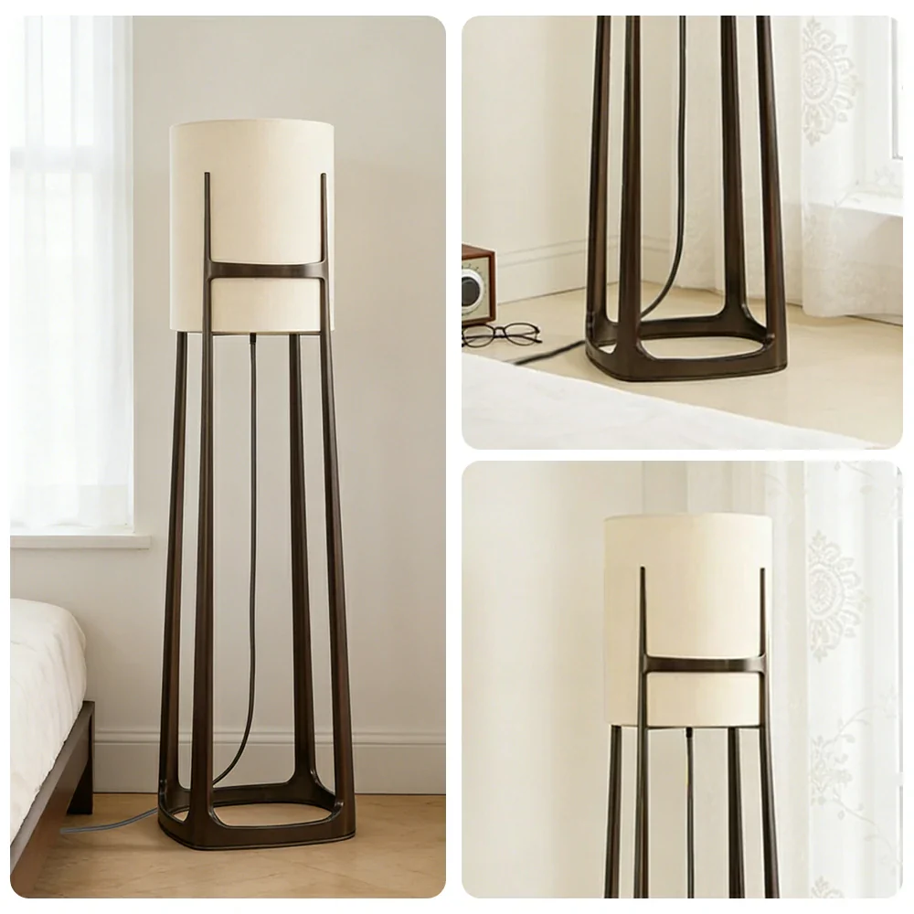LIVARA XS-19 Floor Lamp with Soft Ambient Lighting Iron Frame and Stable Base for Modern Home Decor - Image 3
