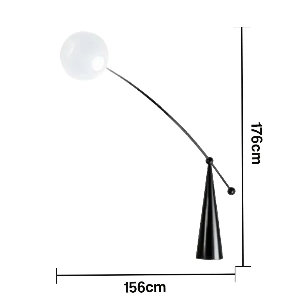 LIVARA XS-20 Floor Lamp with Soft Ambient Lighting Iron Frame and Stable Base for Modern Home Decor - Image 5