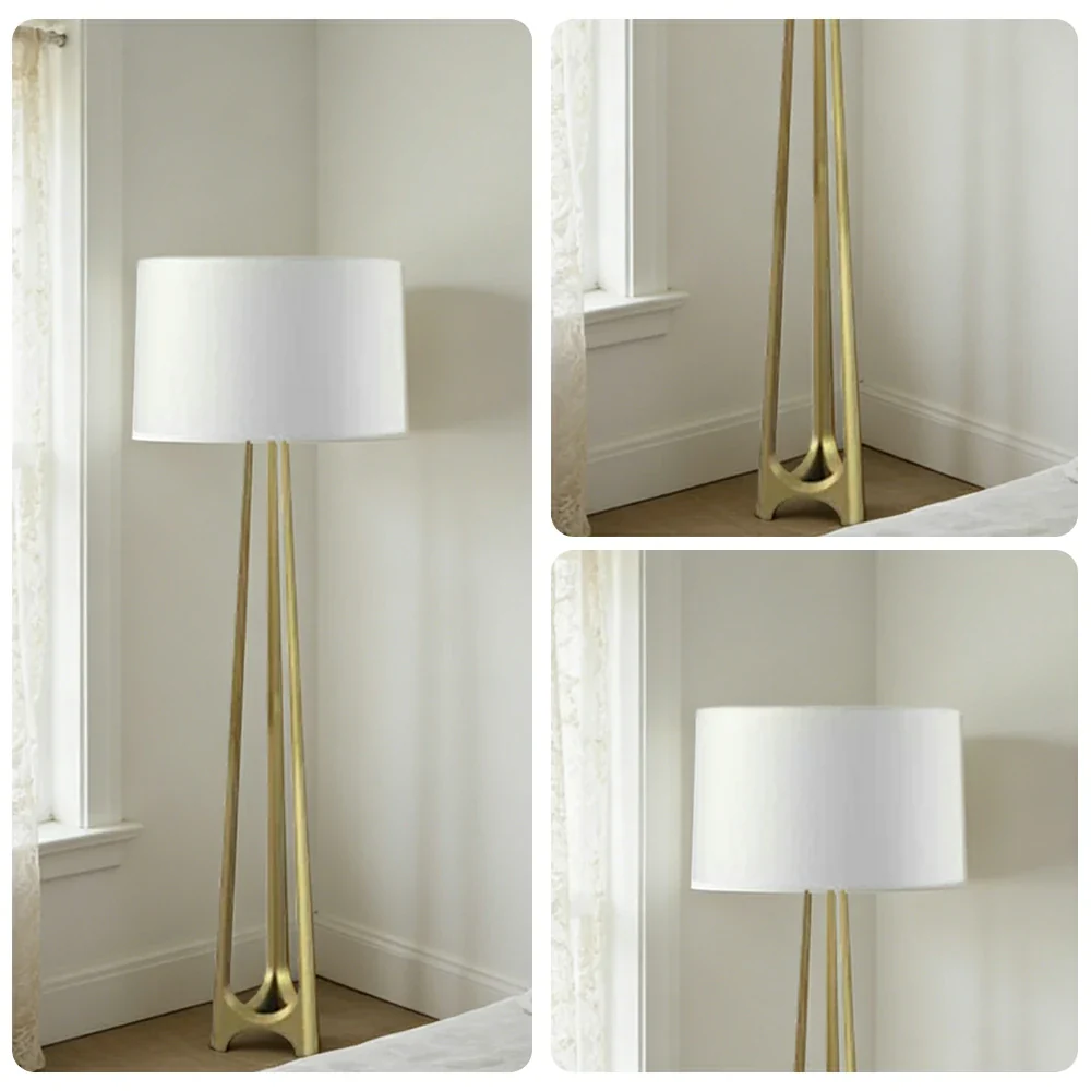 LIVARA XS-21 Floor Lamp with Soft Ambient Lighting Iron Frame and Stable Base for Modern Home Decor - Image 3