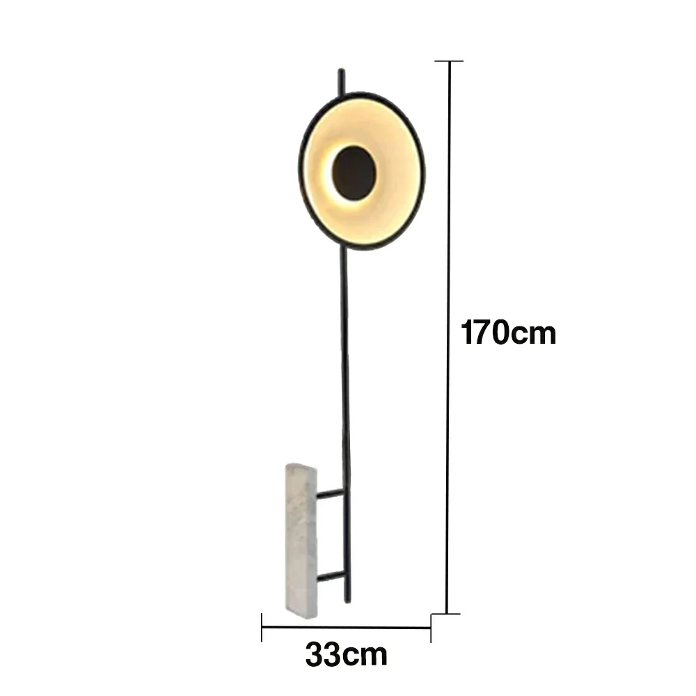 LIVARA XS-22 Floor Lamp with Soft Ambient Lighting Iron Frame and Stable Base for Modern Home Decor - Image 5