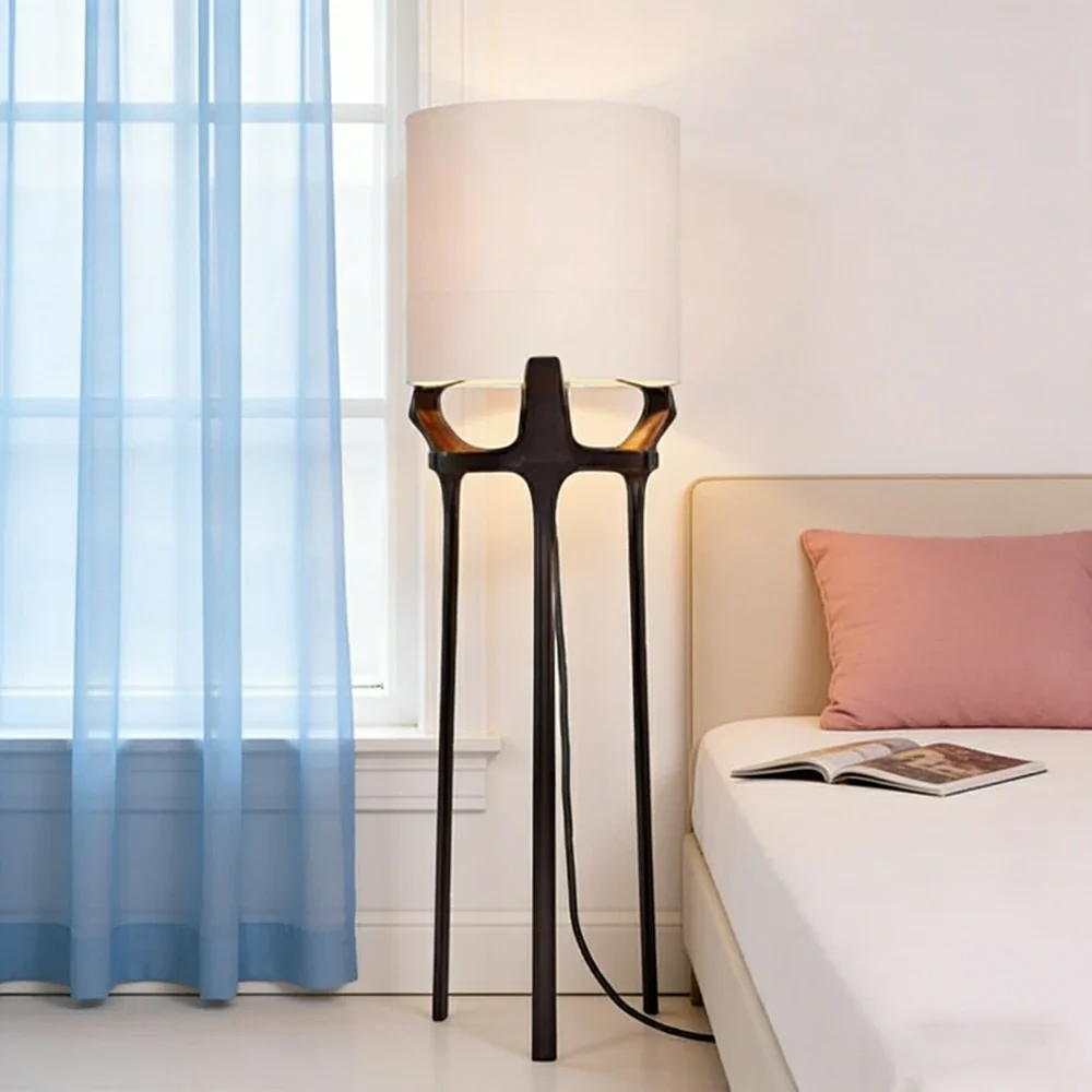 LIVARA XS-25 Floor Lamp with Soft Ambient Lighting Iron Frame and Stable Base for Modern Home Decor - Image 2
