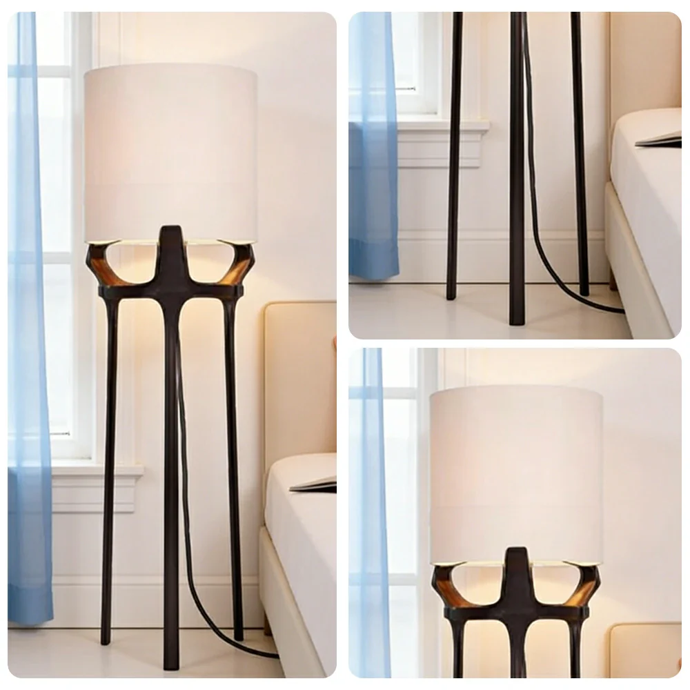 LIVARA XS-25 Floor Lamp with Soft Ambient Lighting Iron Frame and Stable Base for Modern Home Decor - Image 3