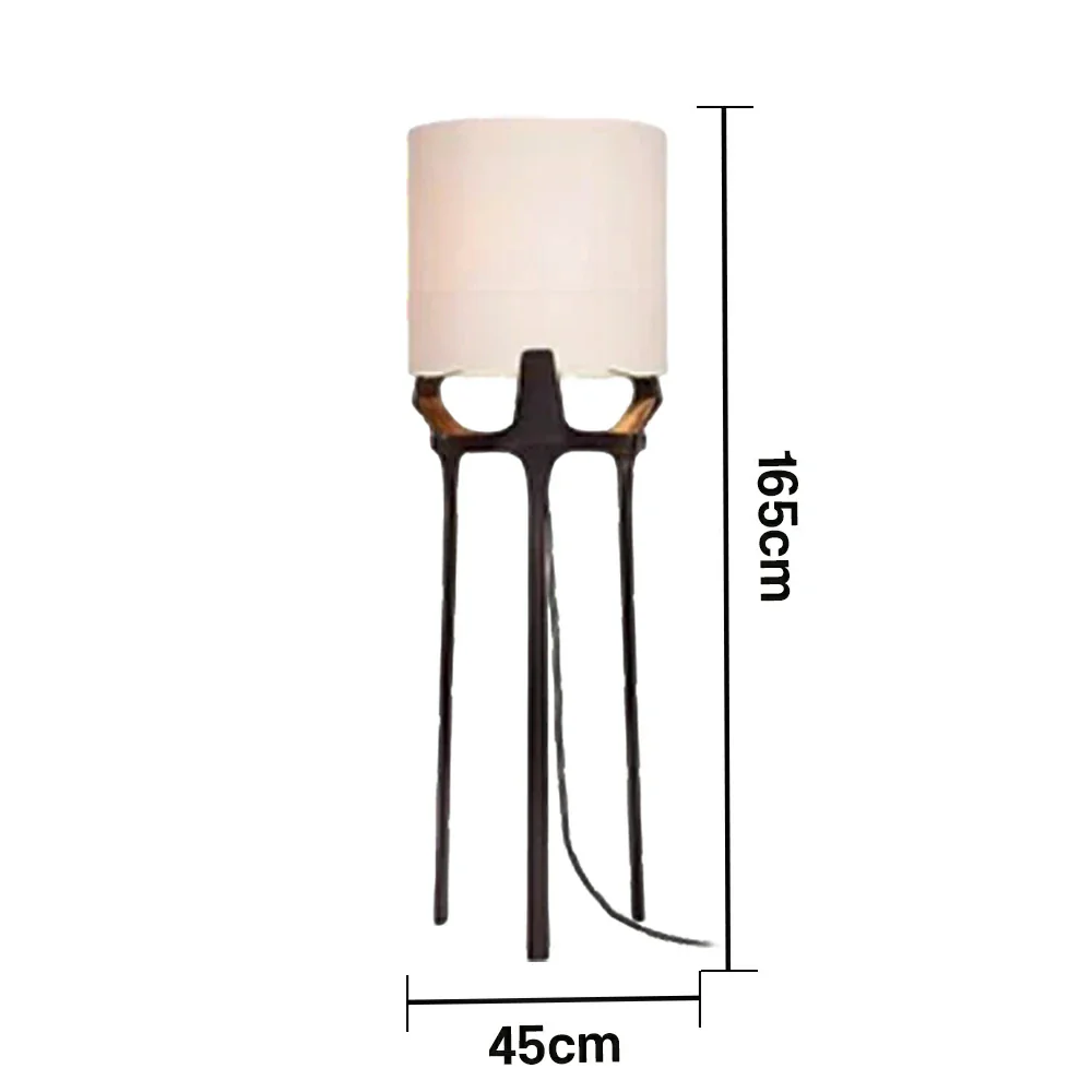 LIVARA XS-25 Floor Lamp with Soft Ambient Lighting Iron Frame and Stable Base for Modern Home Decor - Image 5