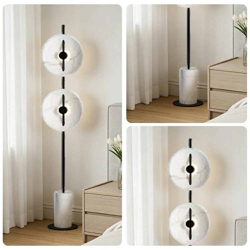 LIVARA XS-28 Floor Lamp with Soft Ambient Lighting Iron Frame and Stable Base for Modern Home Decor - Image 3