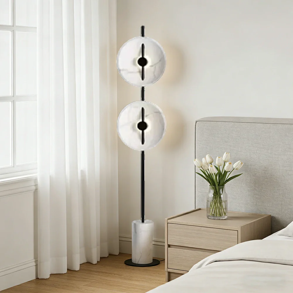LIVARA XS-28 Floor Lamp with Soft Ambient Lighting Iron Frame and Stable Base for Modern Home Decor - Image 4