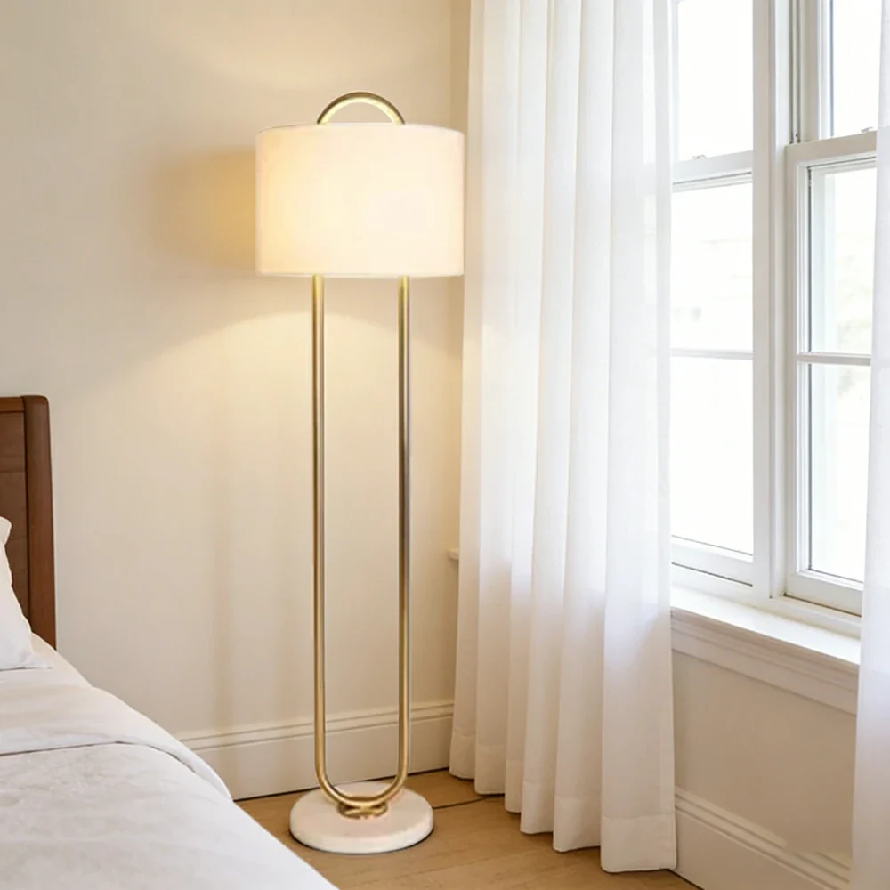 LIVARA XS-36 Floor Lamp with Soft Ambient Lighting Iron Frame and Stable Base for Modern Home Decor - Image 4
