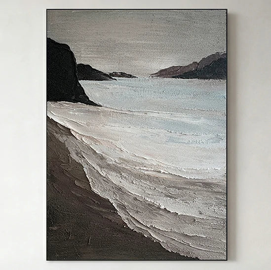 LIVARA Hand-Painted Oil Painting 50/80/120cm Large Abstract Wall Art Featuring Soft Gradients to Complement Modern Apartments and Stylish Interior Design - Image 3