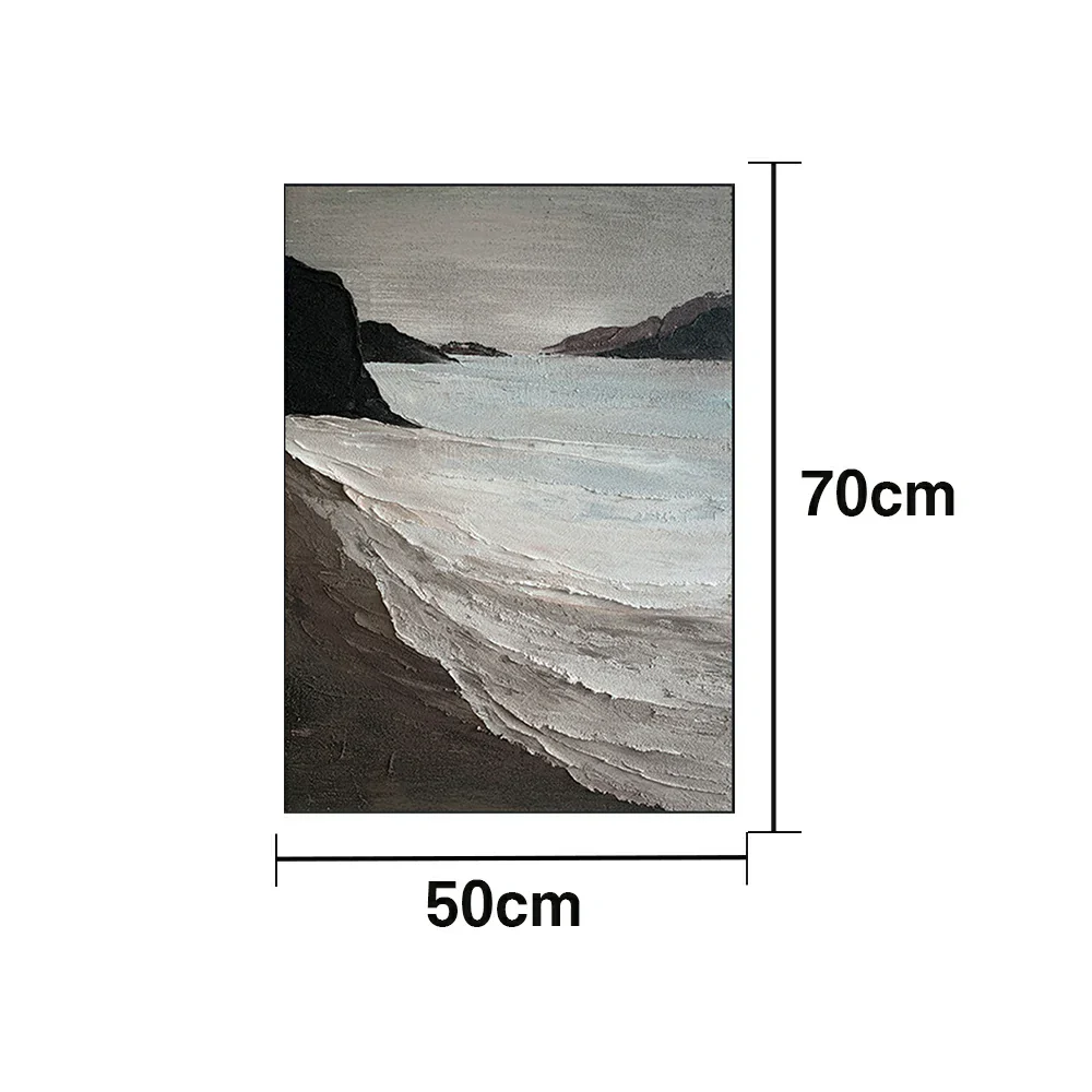 LIVARA Hand-Painted Oil Painting 50/80/120cm Large Abstract Wall Art Featuring Soft Gradients to Complement Modern Apartments and Stylish Interior Design - Image 5