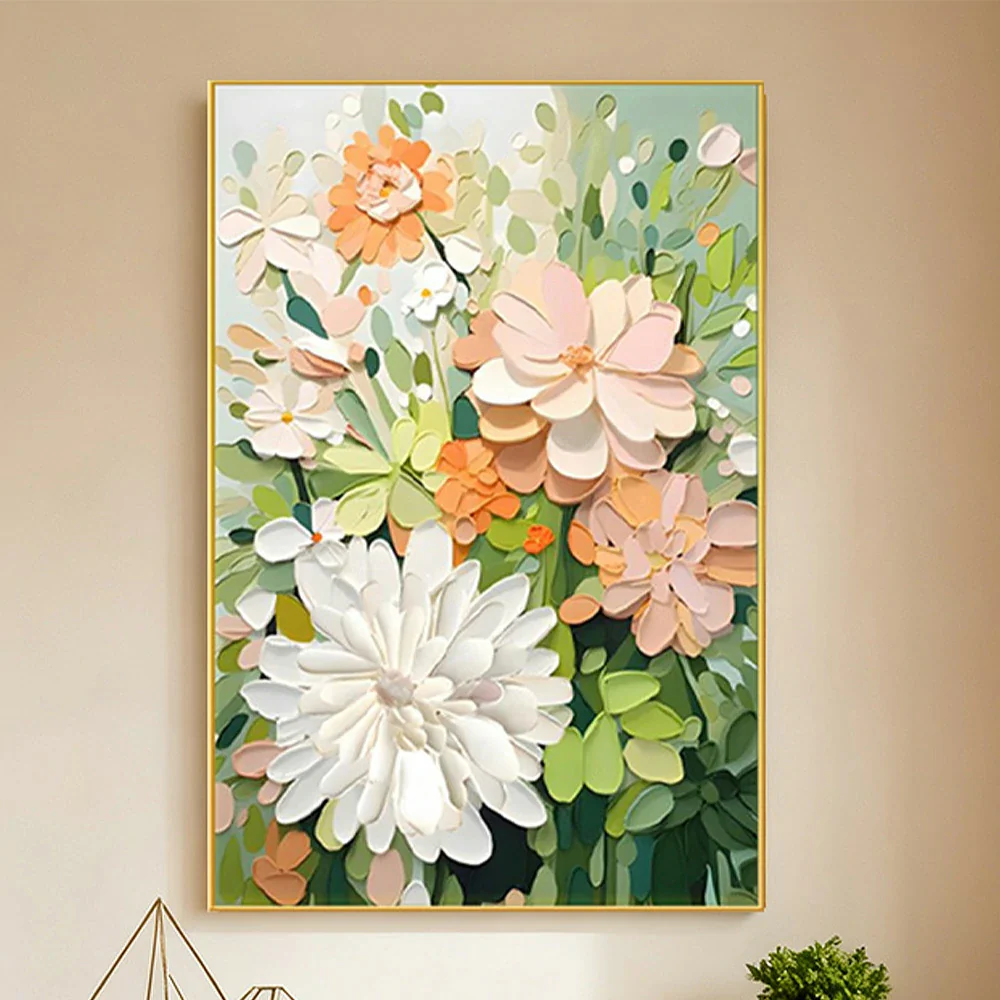 LIVARA Hand-Painted Oil Painting 50/80/120cm Elegant Minimalist Canvas Art Perfect for Creating a Warm, Clean, and Modern Look in Living Rooms or Refined Interior Spaces - Image 3