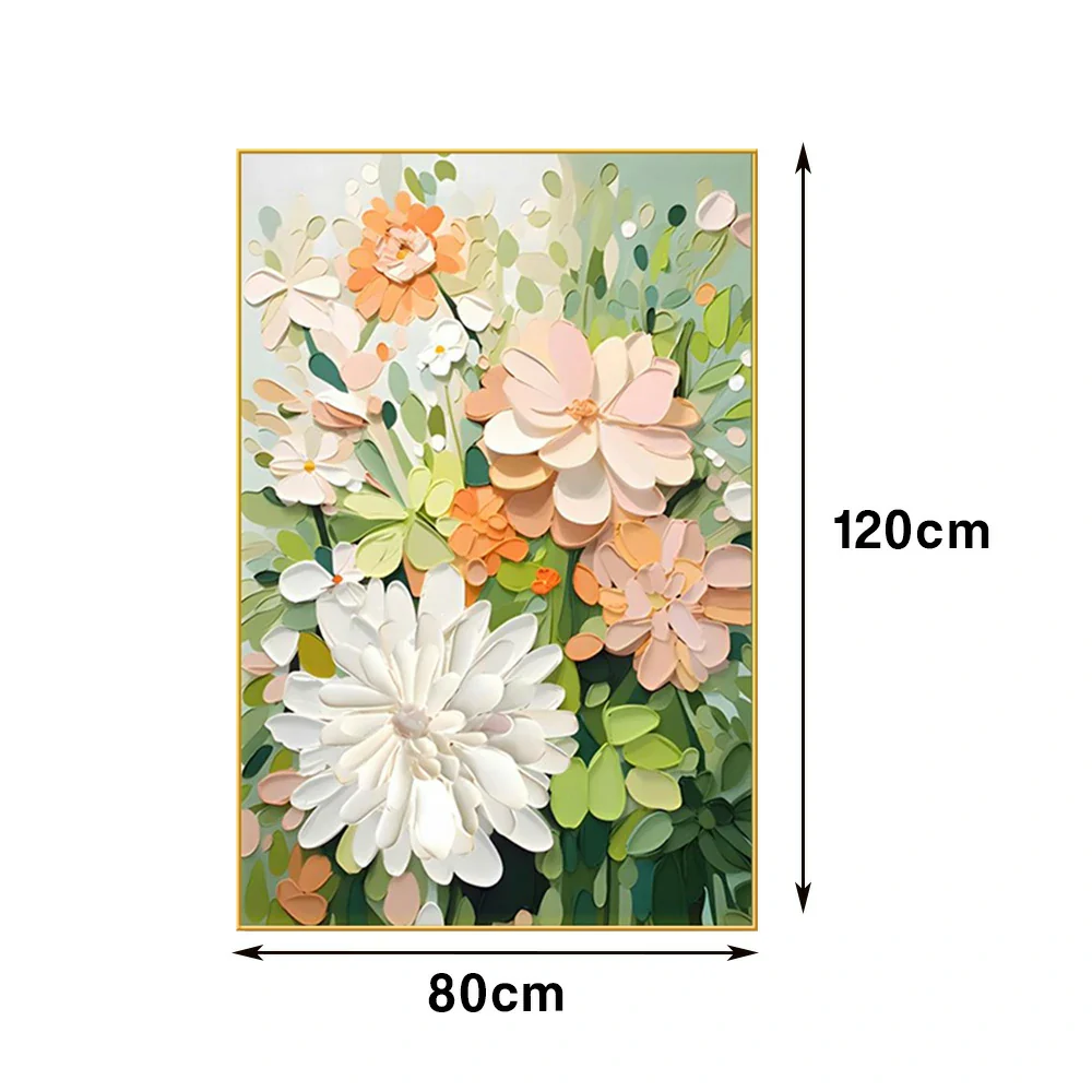 LIVARA Hand-Painted Oil Painting 50/80/120cm Elegant Minimalist Canvas Art Perfect for Creating a Warm, Clean, and Modern Look in Living Rooms or Refined Interior Spaces - Image 6