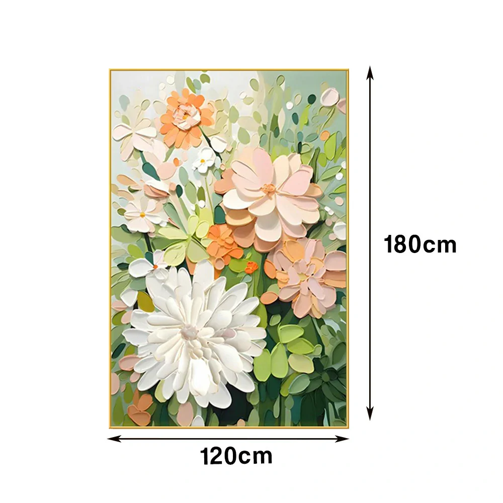 LIVARA Hand-Painted Oil Painting 50/80/120cm Elegant Minimalist Canvas Art Perfect for Creating a Warm, Clean, and Modern Look in Living Rooms or Refined Interior Spaces - Image 7