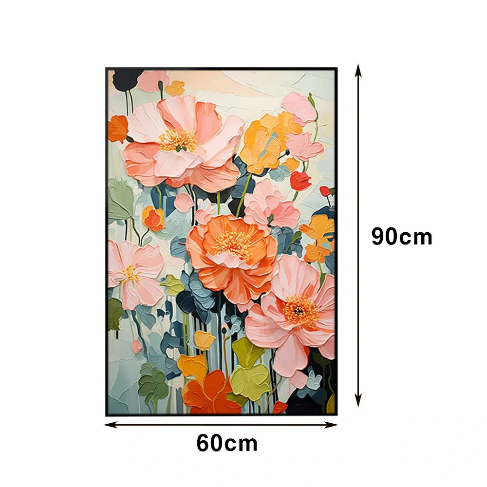 LIVARA Hand-Painted Oil Painting 60/80/120cm Decorative Abstract Art with Balanced Tones Designed for Contemporary Living Rooms and Calm, Minimalist Interior Decor Themes - Image 5