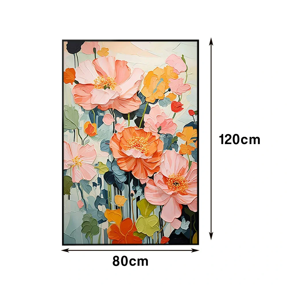 LIVARA Hand-Painted Oil Painting 60/80/120cm Decorative Abstract Art with Balanced Tones Designed for Contemporary Living Rooms and Calm, Minimalist Interior Decor Themes - Image 6