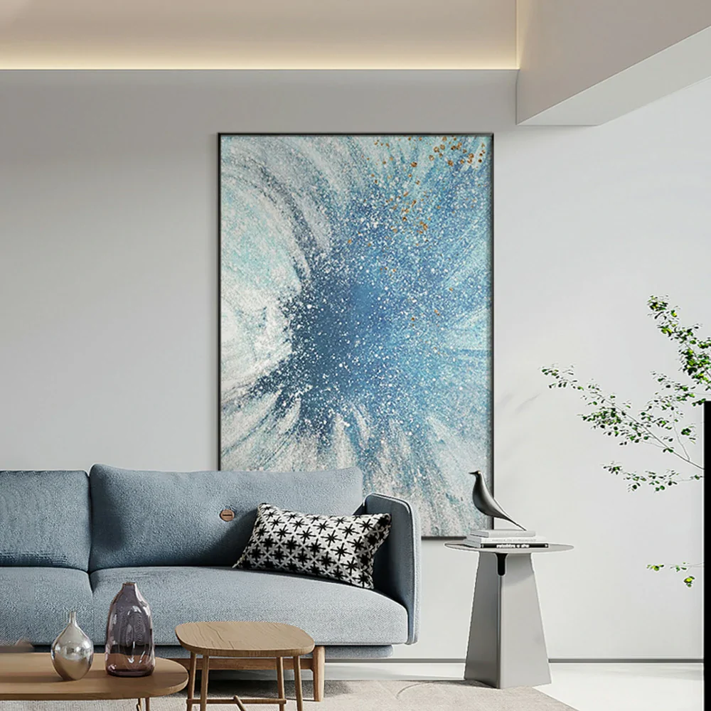 LIVARA Hand-Painted Oil Painting 50/80/120cm Premium Neutral-Toned Canvas Ideal for Adding Texture, Warmth, and Visual Harmony to Modern Homes and Minimalist Spaces - Image 4
