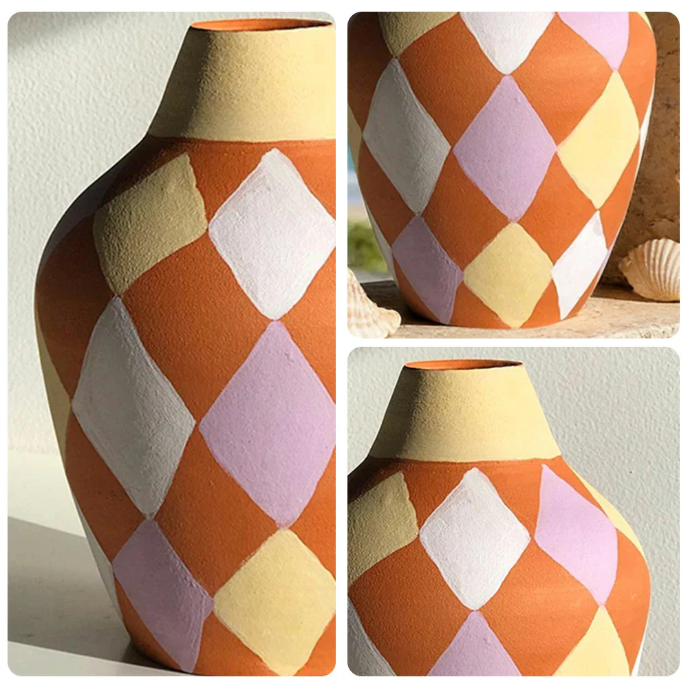 LIVARA Radiant Bloom Ceramic Vase Sculptural Artistic Form Handcrafted Matte Texture Statement Accent for Modern Interiors - Off White - Image 3
