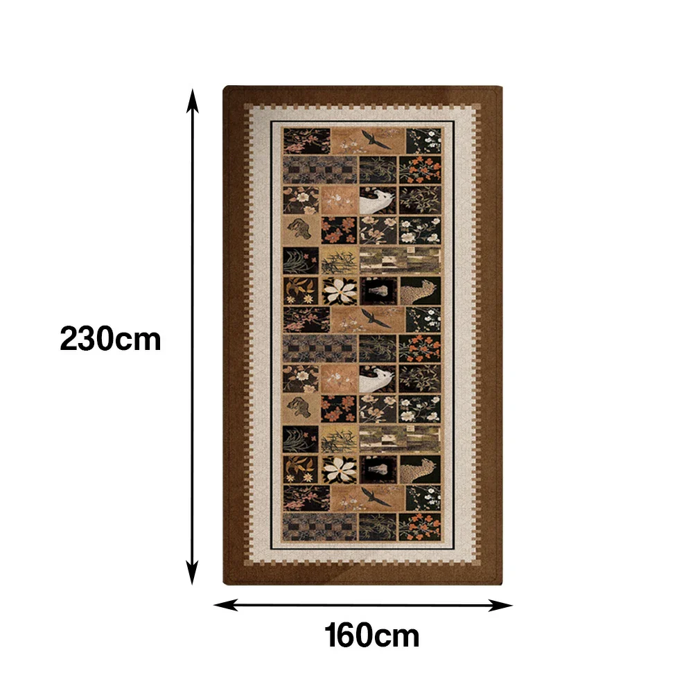 LIVARA 160/300cm Floor Rugs Theme Ink Painting Anti Slip Easy Clean High Density Short Pile Fabric Stain Resistant Low Maintenance - Image 5