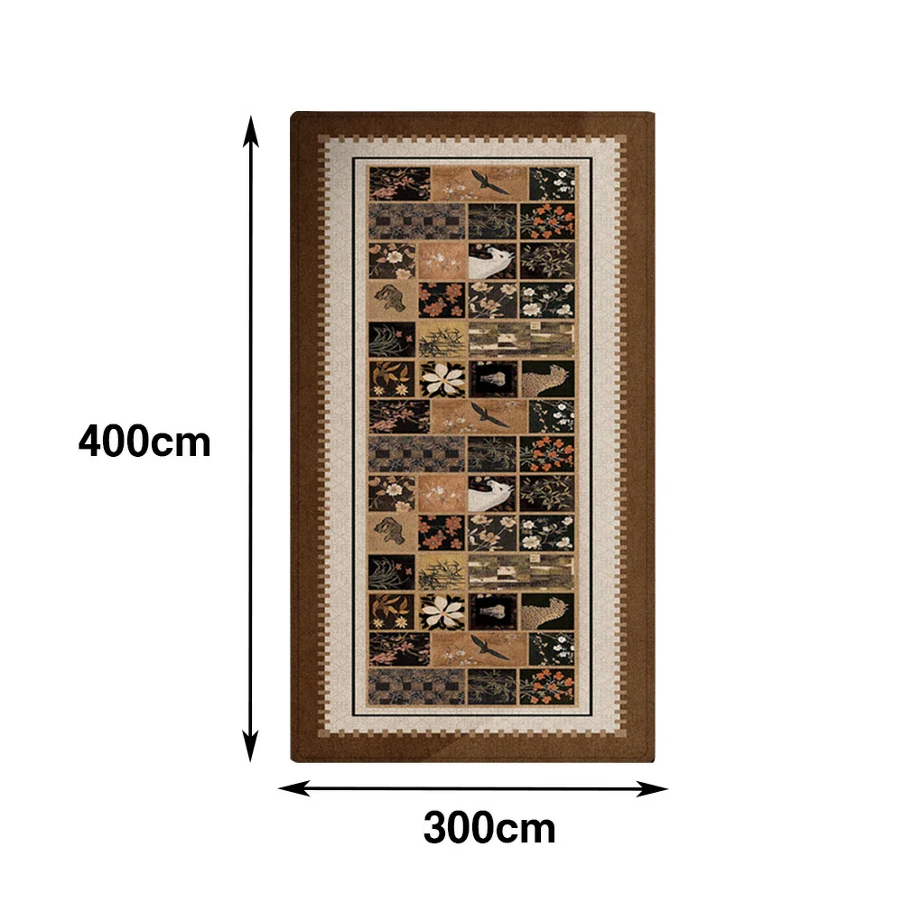 LIVARA 160/300cm Floor Rugs Theme Ink Painting Anti Slip Easy Clean High Density Short Pile Fabric Stain Resistant Low Maintenance - Image 6