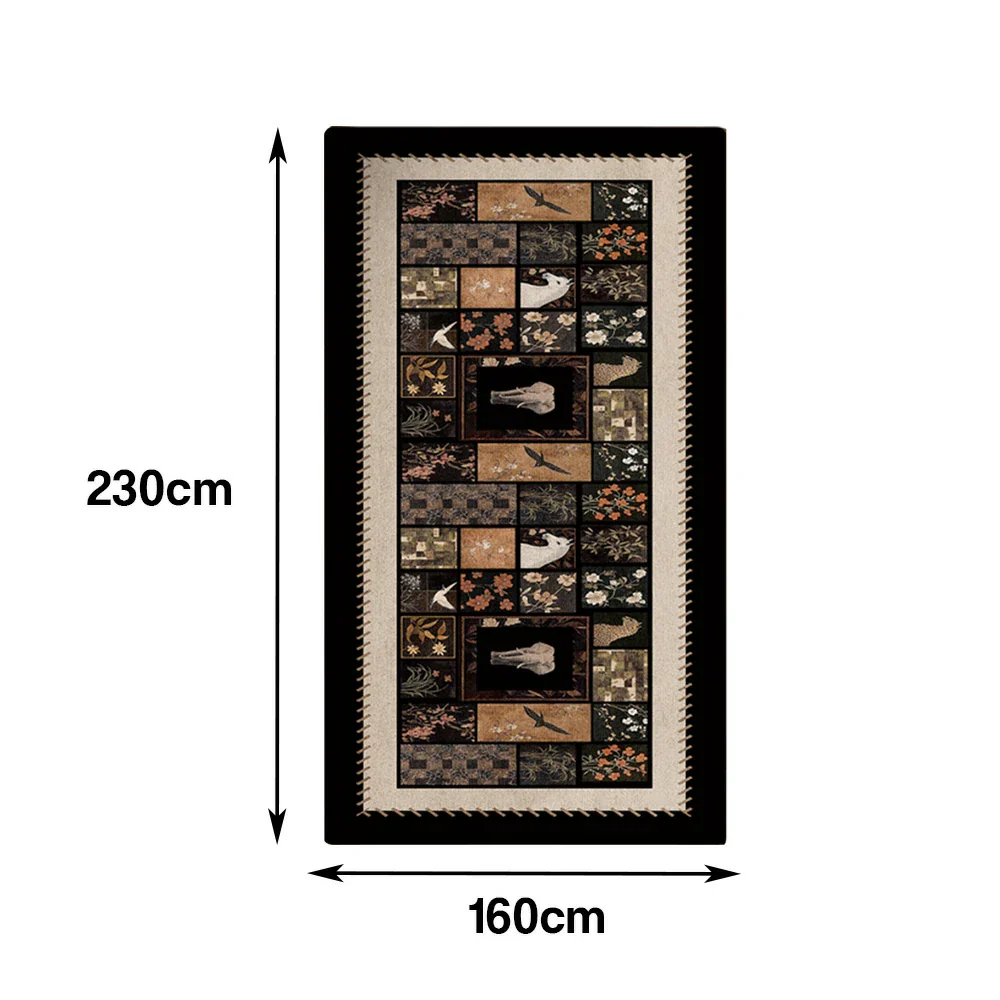 LIVARA 160/300cm Floor Rugs Theme Wild Haven Anti Slip Easy Clean High Density Short Pile Fabric Stain Resistant Low Maintenance - Image 5