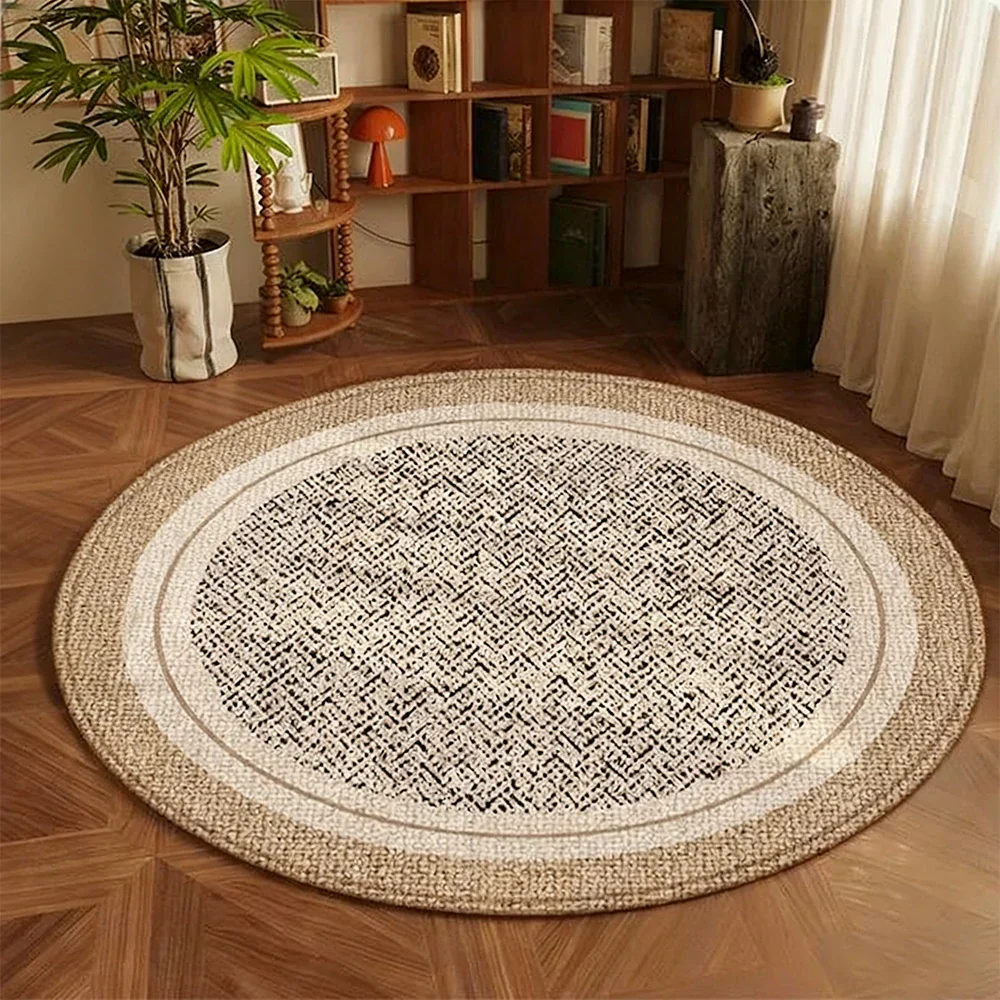 LIVARA 160/200cm Floor Rugs Theme Mist Silence Soft Touch Anti Slip Belgian Velvet Loop Pile Fade Resistant Durable Edge Binding - Image 2