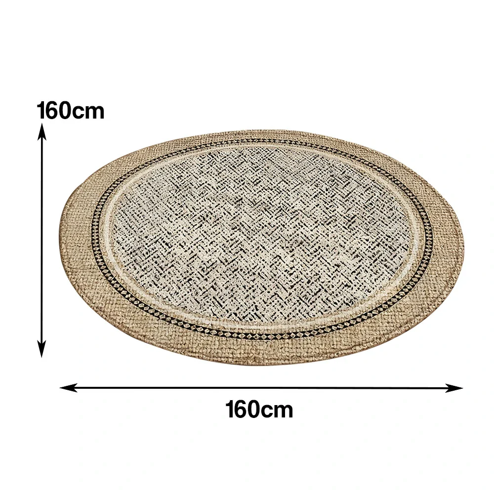 LIVARA 160/200cm Floor Rugs Theme Twilight Soft Touch Anti Slip Belgian Velvet Loop Pile Fade Resistant Durable Edge Binding - Image 5