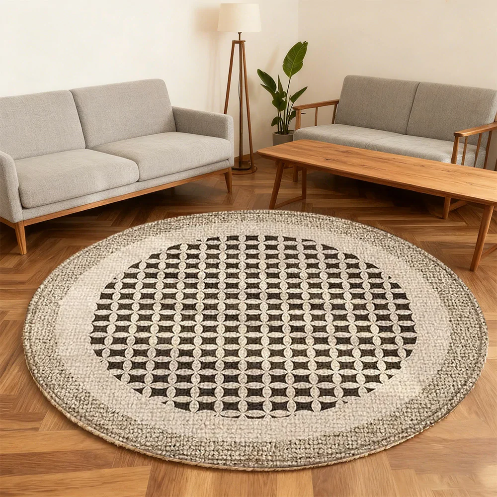 LIVARA 160/200cm Floor Rugs Theme Pastoral Soft Touch Anti Slip Belgian Velvet Loop Pile Fade Resistant Durable Edge Binding - Image 4