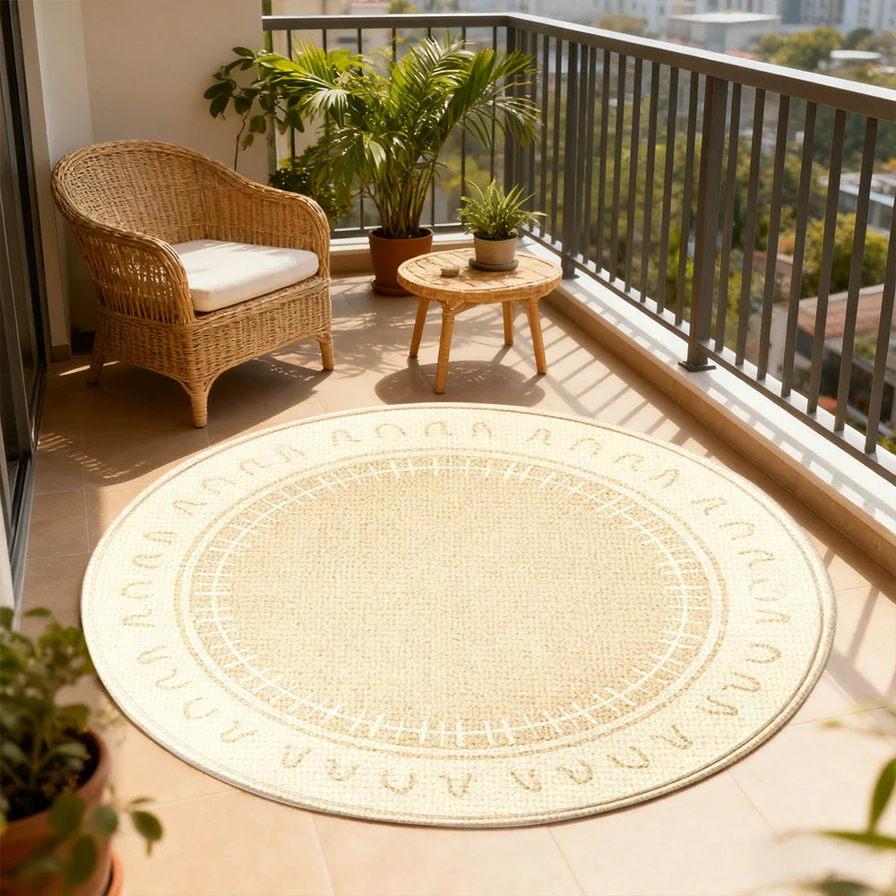 LIVARA 160/200cm Floor Rugs Theme Musical Scale Soft Touch Anti Slip Belgian Velvet Loop Pile Fade Resistant Durable Edge Binding - Image 2