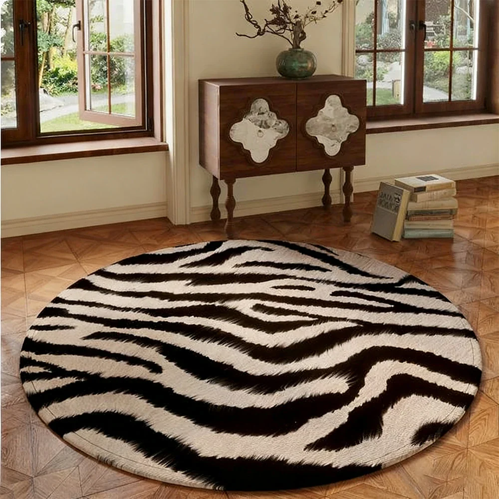 LIVARA 160/200cm Floor Rugs Theme Ink Pattern Mirage Soft Touch Anti Slip Belgian Velvet Loop Pile Fade Resistant Durable Edge Binding - Image 2