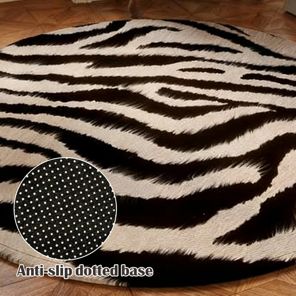 LIVARA 160/200cm Floor Rugs Theme Ink Pattern Mirage Soft Touch Anti Slip Belgian Velvet Loop Pile Fade Resistant Durable Edge Binding - Image 3