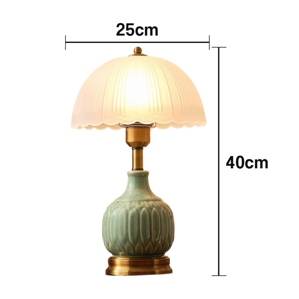 LIVARA Table Lamp Three Color Temperatures E27 Ceramic Glass Energy-efficient High CRI - Image 5