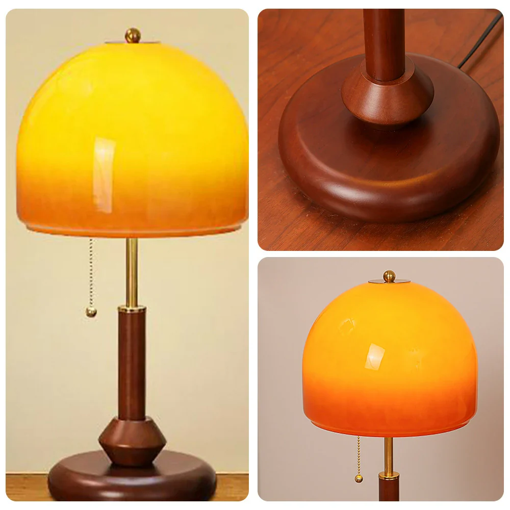 LIVARA Vintage Creative Table Lamp Three Color Temperatures E27 Ceramic Glass Energy-efficient Design - Image 3
