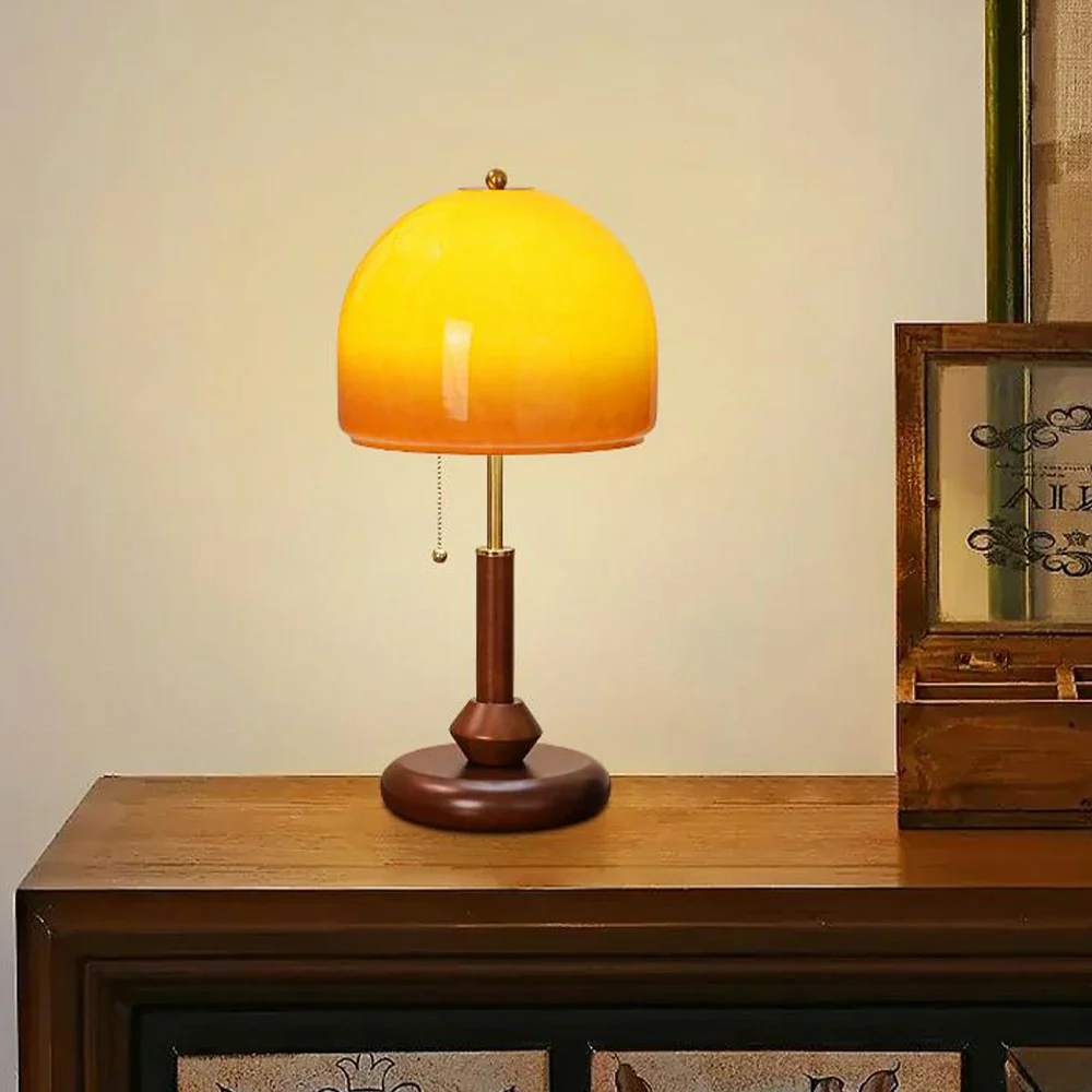 LIVARA Vintage Creative Table Lamp Three Color Temperatures E27 Ceramic Glass Energy-efficient Design - Image 4