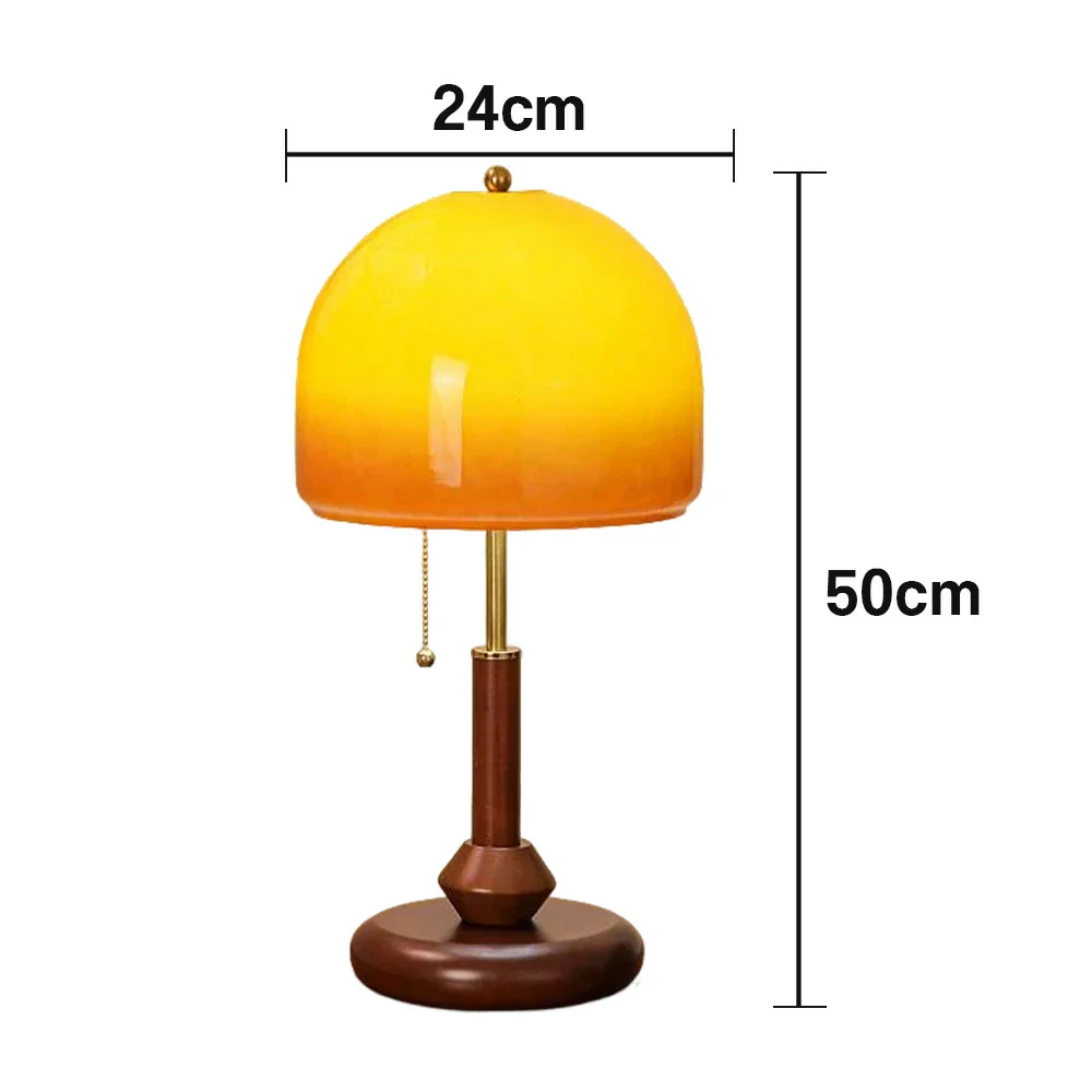 LIVARA Vintage Creative Table Lamp Three Color Temperatures E27 Ceramic Glass Energy-efficient Design - Image 5