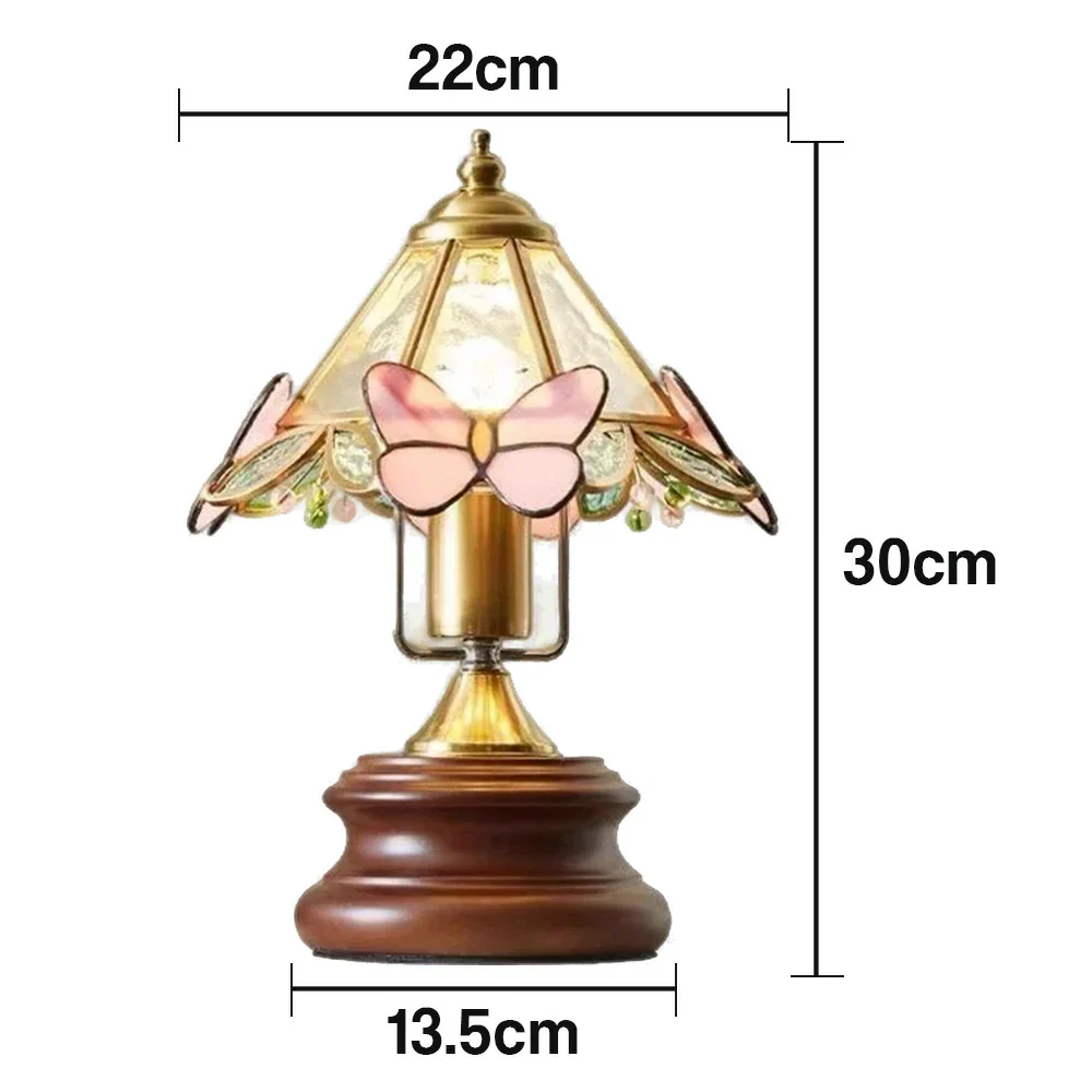 LIVARA Table Lamp Three Color Temperatures E27 Light Source Solid Wood Base High-Temperature Painted Lampshade - Image 5