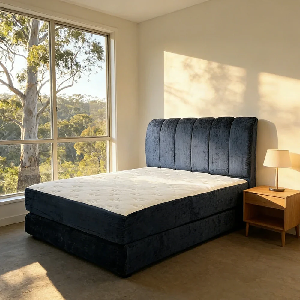 LUXORA B601 Minimalist Bed - High-Resilience Support System, Eco-Friendly Breathable Materials, Noise-Reduced Structure - Image 4