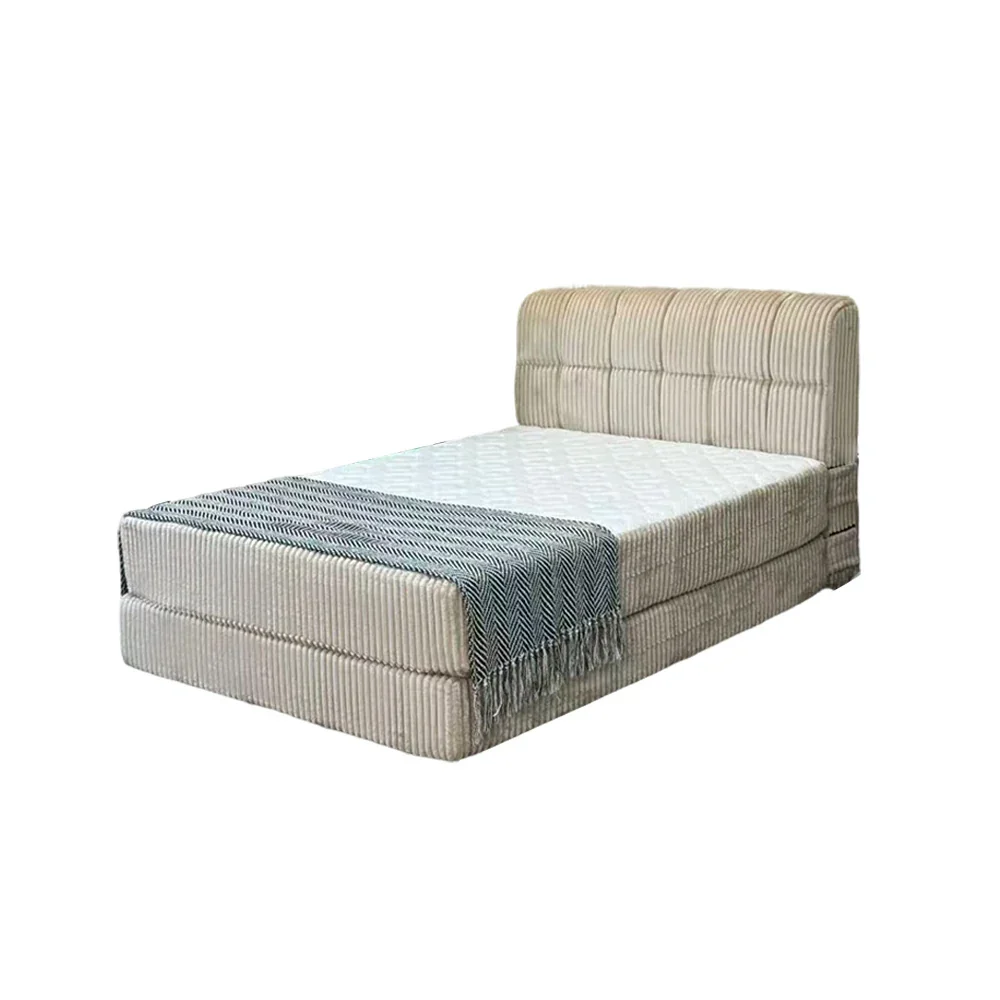 LUXORA B602 Minimalist Bed - High-Resilience Support System, Eco-Friendly Breathable Materials, Noise-Reduced Structure