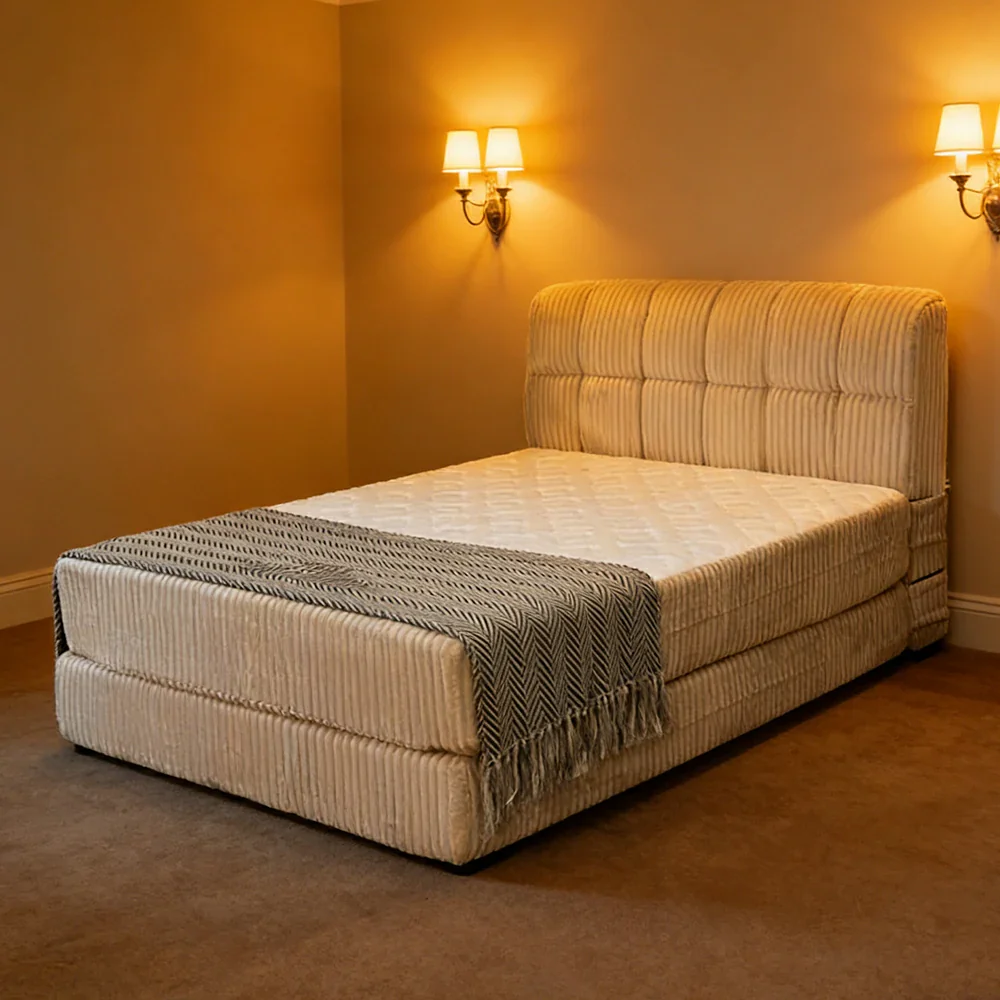 LUXORA B602 Minimalist Bed - High-Resilience Support System, Eco-Friendly Breathable Materials, Noise-Reduced Structure - Image 2