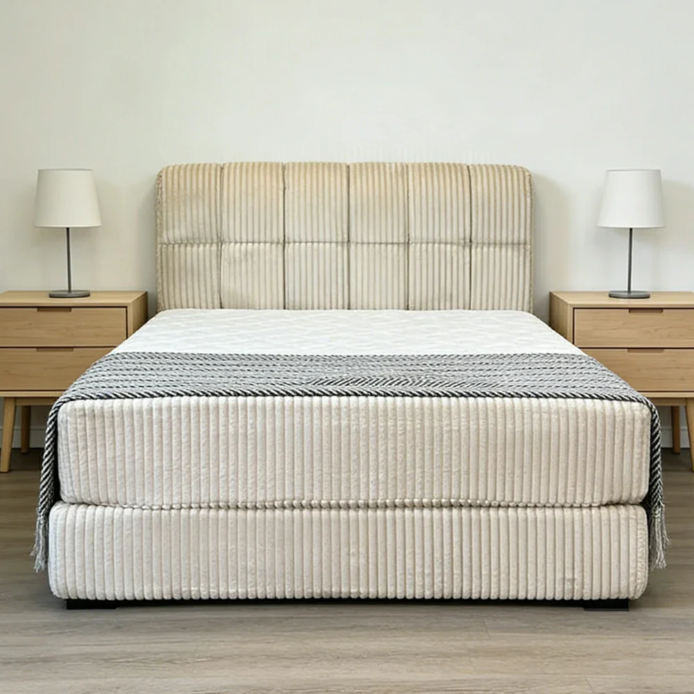 LUXORA B602 Minimalist Bed - High-Resilience Support System, Eco-Friendly Breathable Materials, Noise-Reduced Structure - Image 4