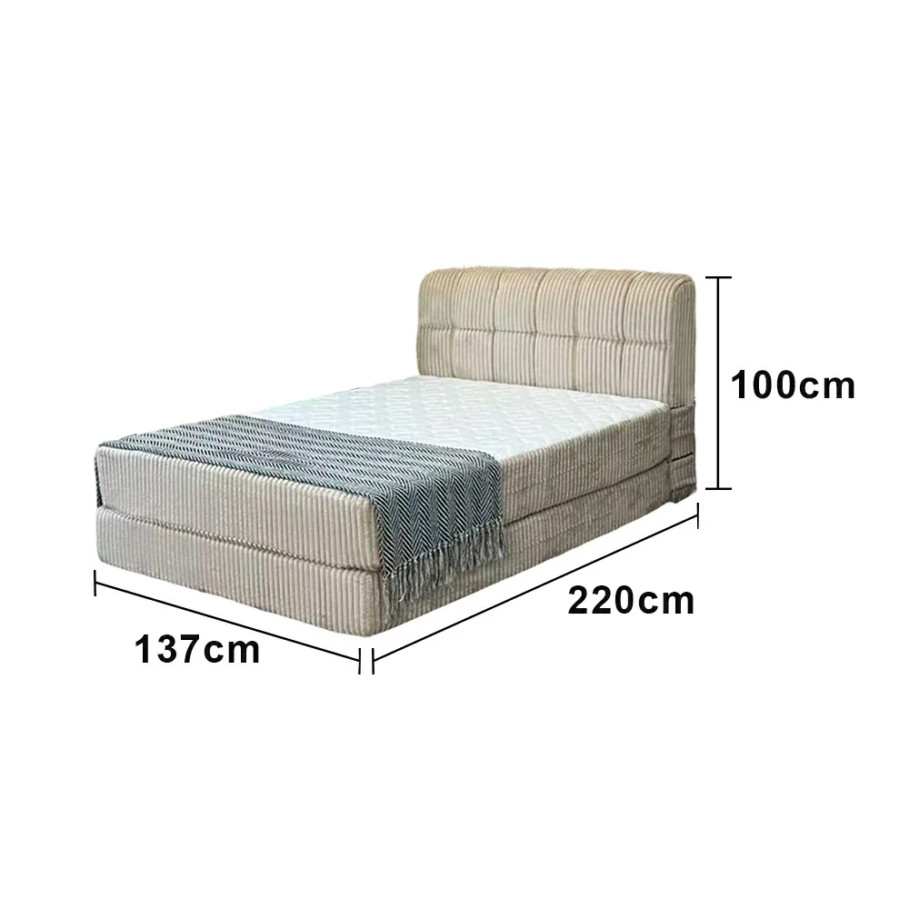 LUXORA B602 Minimalist Bed - High-Resilience Support System, Eco-Friendly Breathable Materials, Noise-Reduced Structure - Image 5