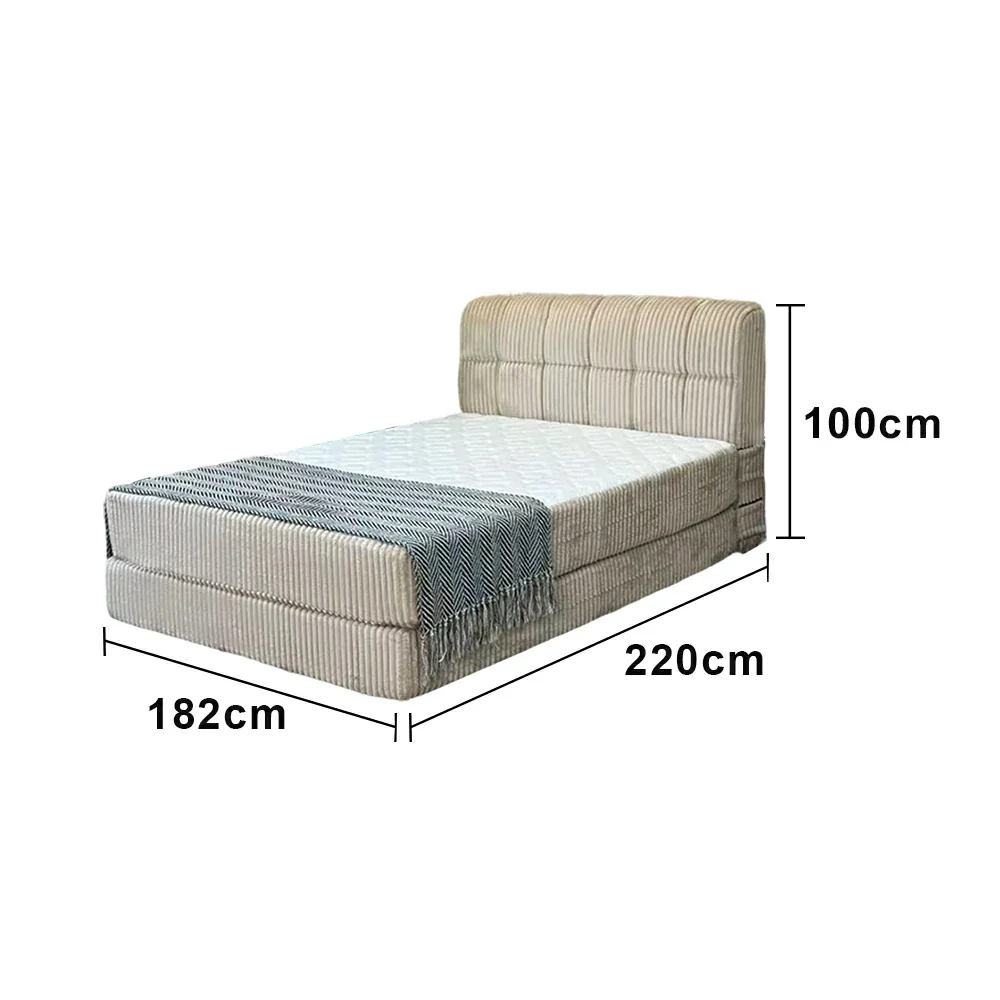 LUXORA B602 Minimalist Bed - High-Resilience Support System, Eco-Friendly Breathable Materials, Noise-Reduced Structure - Image 8